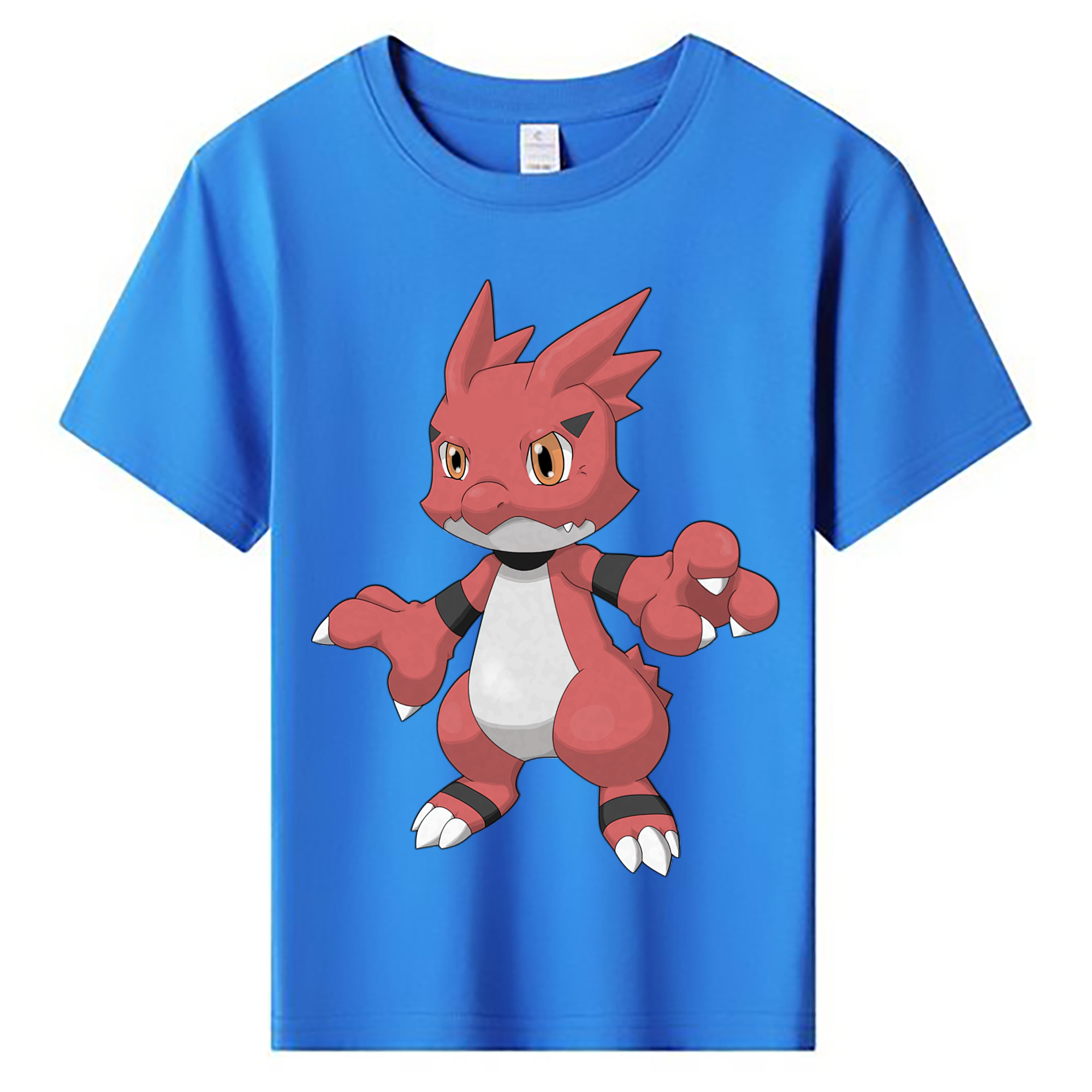 （画像用） Digimon デジタルモンスター/デジモン 綿100％キッズTシャツ（フロントプリント）